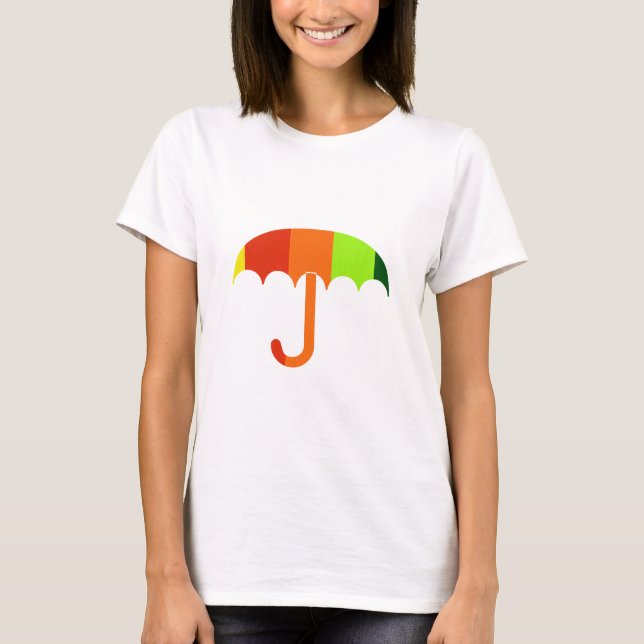 Rainbow Umbrella T-Shirt (Front)
