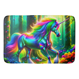 Rainbow Unicorn Bath Mat