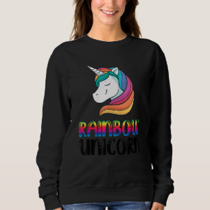 Rainbow Unicorn Bisexual Transgender Pride Rainbow Sweatshirt