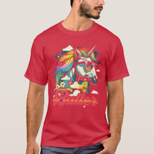Rainbow Unicorn Butler T-Shirt