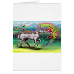 Rainbow Unicorn Butterflies Faeries