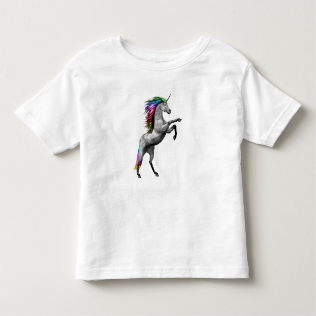 Rainbow Unicorn Childrens Shirt (Front)