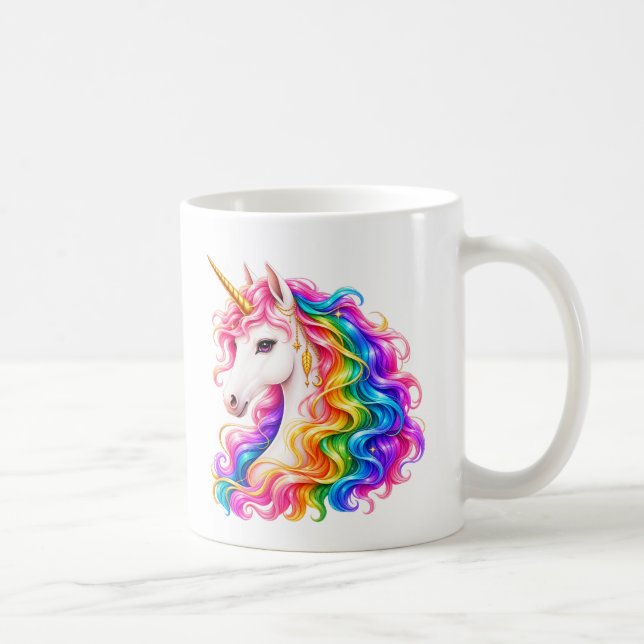 Rainbow Unicorn Coffee Mug (Right)