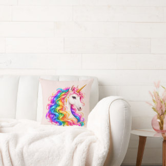 Rainbow Unicorn Cushion