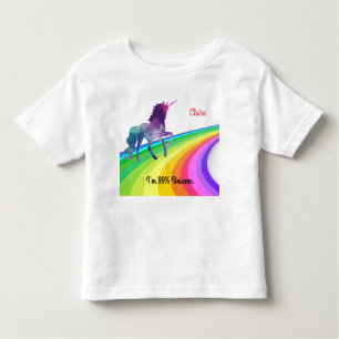 Rainbow Unicorn - Girl's T-shirt