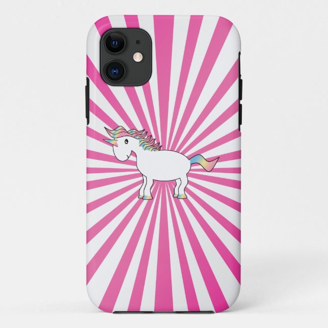 Rainbow unicorn iphone 5 case (Back)