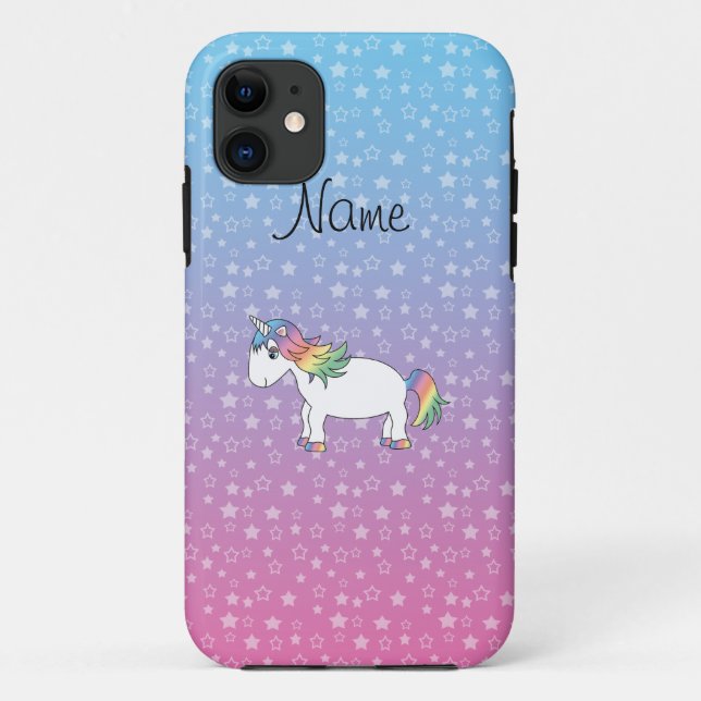 Rainbow unicorn iphone 5 case (Back)