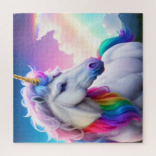 Rainbow Unicorn Jigsaw Puzzle
