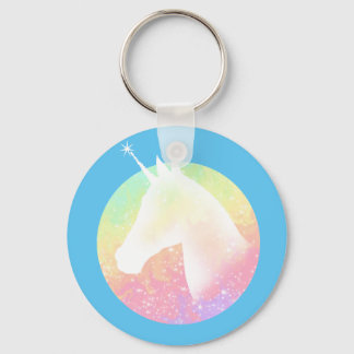 Rainbow Unicorn Key Ring