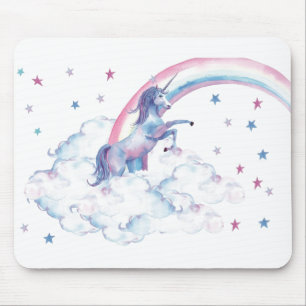 Rainbow Unicorn Mouse Pad