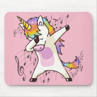 Rainbow Unicorn Mouse Pad