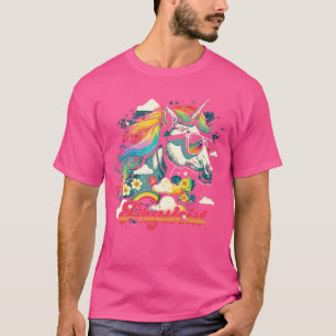 Rainbow Unicorn Physicist T-Shirt
