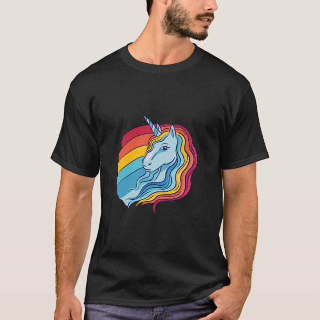 Rainbow Unicorn T-Shirt (Front)