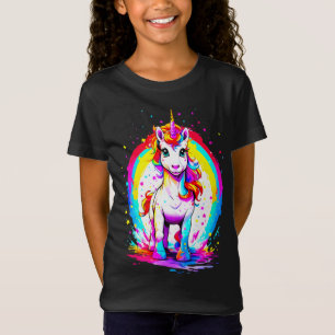 Rainbow unicorn  T-Shirt