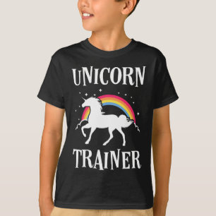 Rainbow Unicorn Trainer Easy Costume Halloween Fun T-Shirt