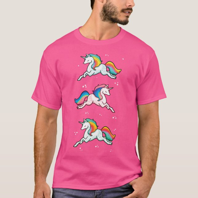 Rainbow Unicorns T-Shirt (Front)
