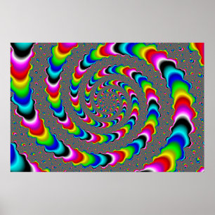 Rainbow Universe - Fractal Art Poster