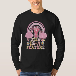 Rainbow Uterus Support Hysterectomy Recovery Produ T-Shirt