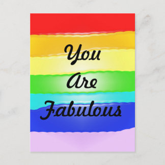 Rainbow v2 postcard