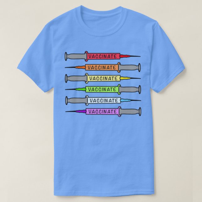 Rainbow Vaccines 1 T-Shirt (Design Front)