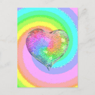 Rainbow Valentine Card