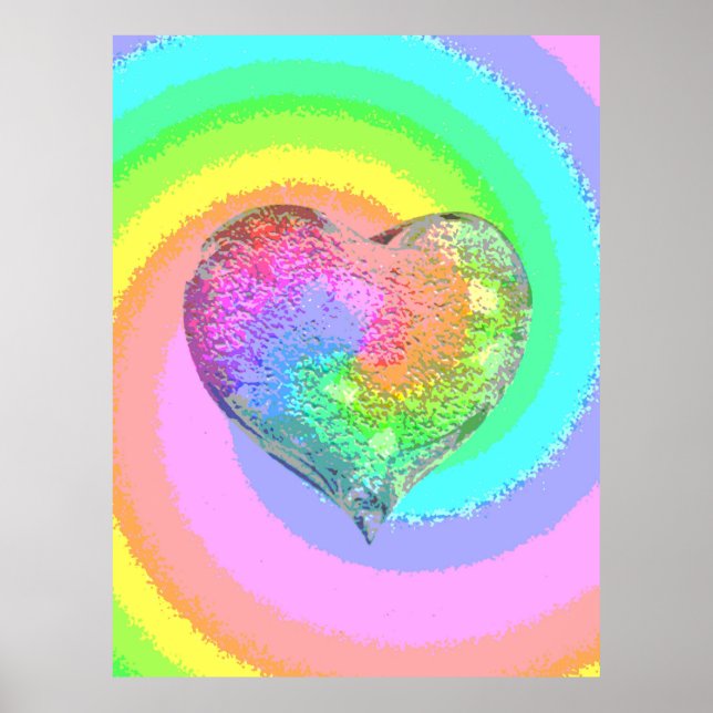 Rainbow Valentine Poster (Front)