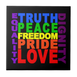 Rainbow Values tile