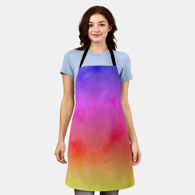 Rainbow Vapour Apron (Worn)