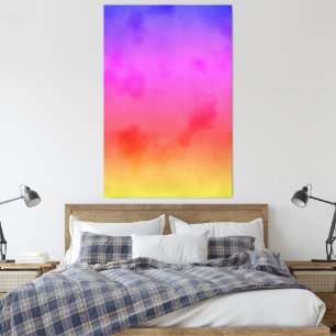 Rainbow Vapour Canvas Print
