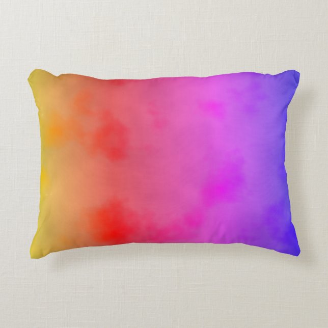 Rainbow Vapour Decorative Cushion (Front)