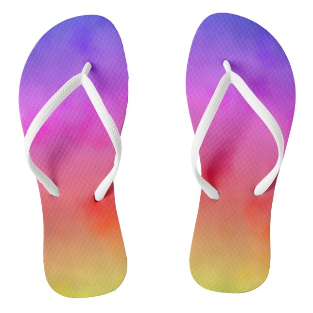 Rainbow Vapour Jandals (Footbed)
