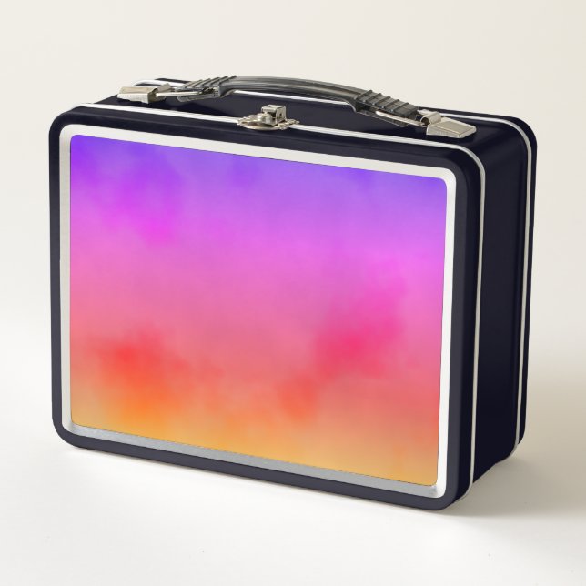 Rainbow Vapour Metal Lunch Box (Front)