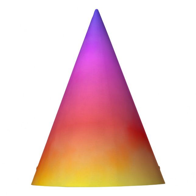 Rainbow Vapour Party Hat (Front)