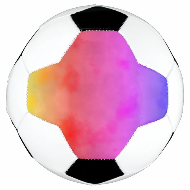 Rainbow Vapour Soccer Ball (Front)