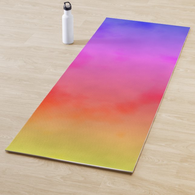 Rainbow Vapour Yoga Mat (In Situ)