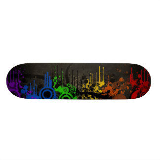 Rainbow Vector Skateboard
