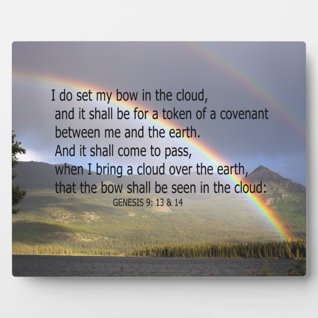 RAINBOW VERSES PLAQUE (Front)