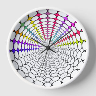 Rainbow Vortex Wall  Clock