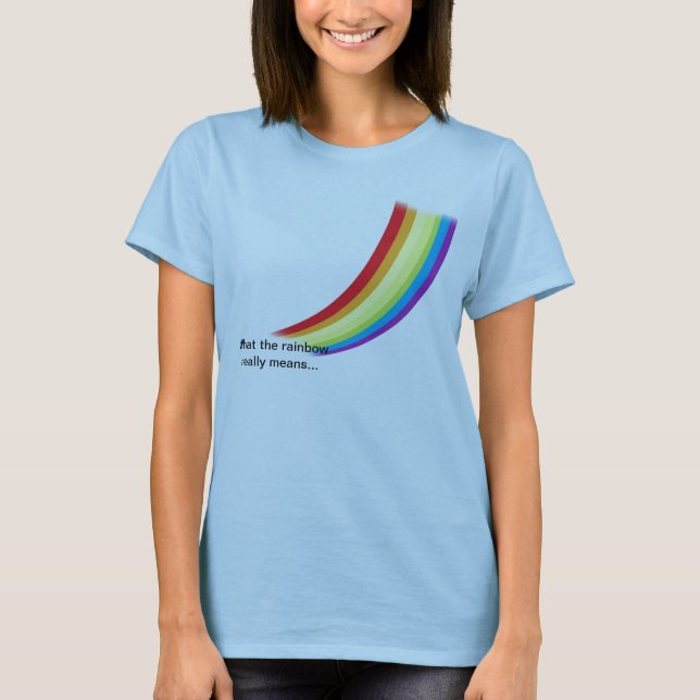 Rainbow W/Scripture T-Shirt (Front)