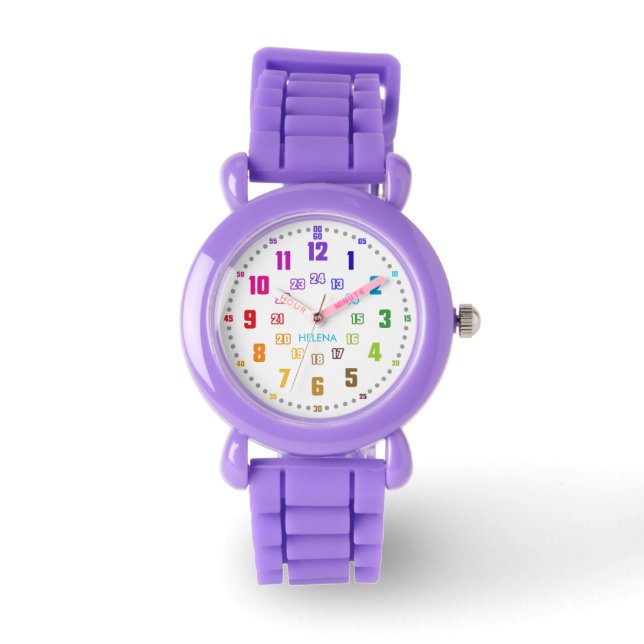Rainbow watch learning watch wristwatch (Front)