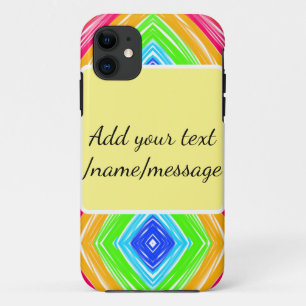 Rainbow watercolor add name text custom message Case-Mate iPhone case