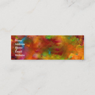 Rainbow Watercolor Business Card