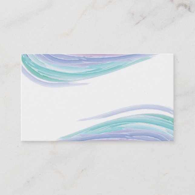 Rainbow Watercolor Business Cards (Front)