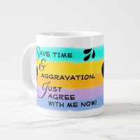 Rainbow Watercolors and Sarcastic Humour Type