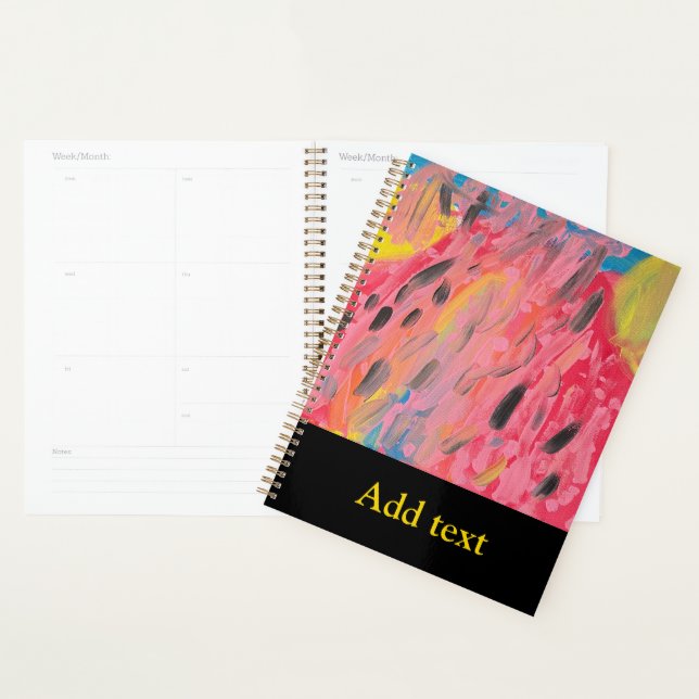 Rainbow Waterfall Painting Planner (Display)