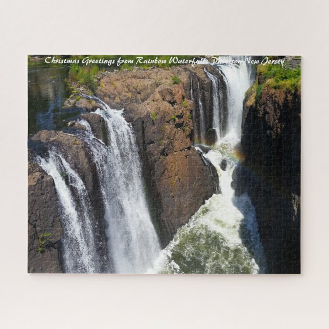 Rainbow Waterfalls Paterson New Jersey. Jigsaw Puzzle (Horizontal)