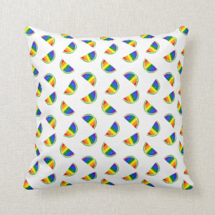 Rainbow Watermelon Pattern Cushion