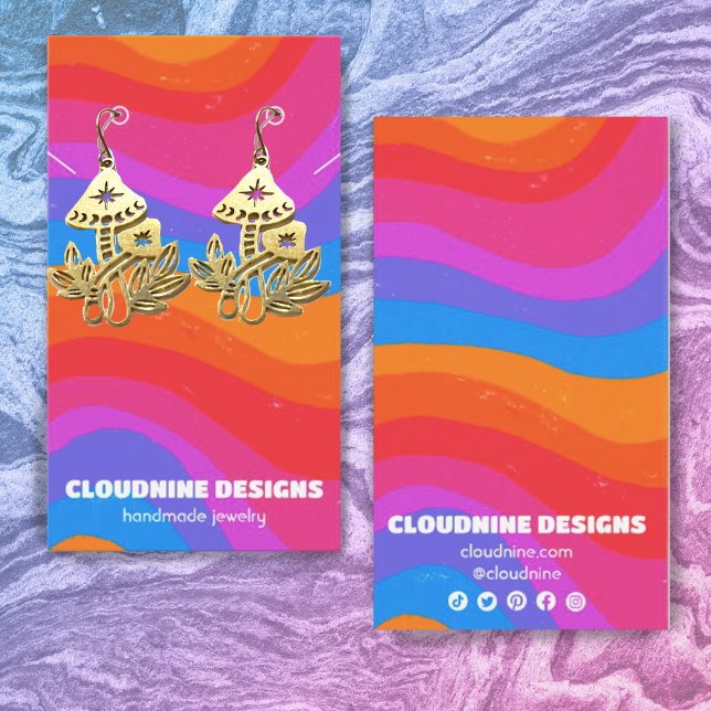 Rainbow Wave Earring Necklace Jewellery Display Ca (Creator Uploaded)