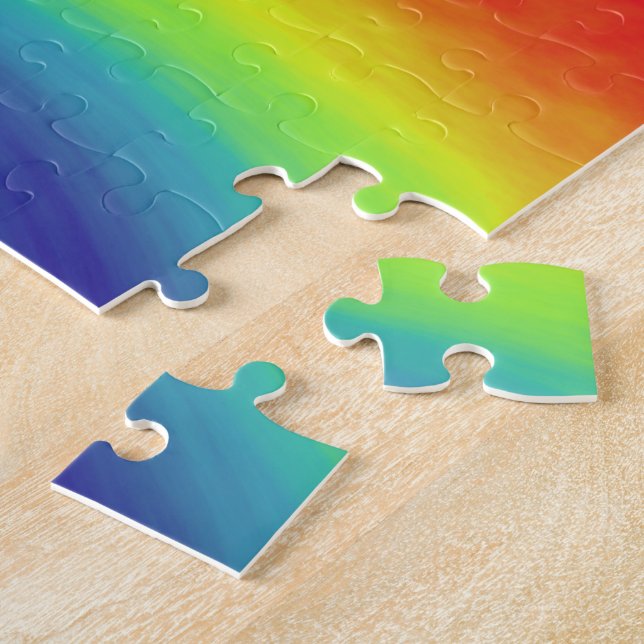 rainbow wave jigsaw puzzle (Side)