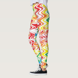 Rainbow Waves Leggings